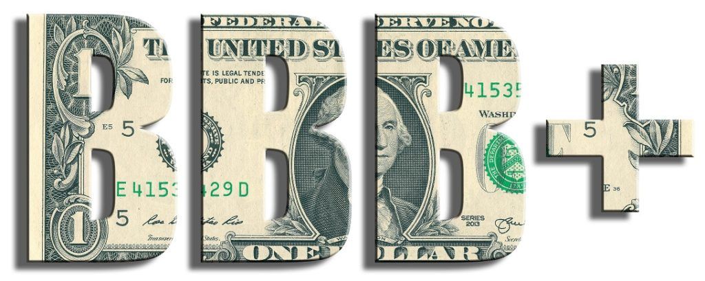 Investment-Grade Bonds - Image of BBB+ Credit Rating for USD