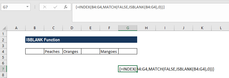 Excel ISBLANK Function - How To Use ISBLANK With Examples