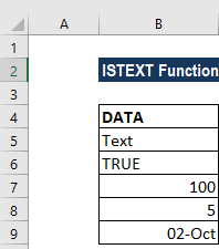 ISTEXT Function