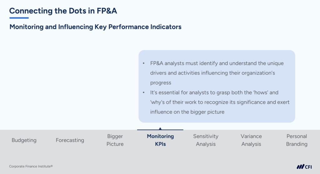 Key Value Drivers vs. KPIs - Monitoring and Influencing Key Performance Indicators