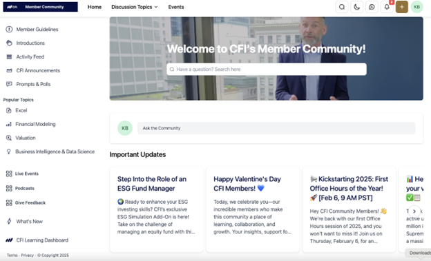 CFI's Member Community