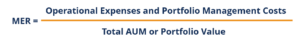 Management Expense Ratio - Formula
