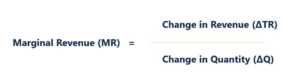 Marginal Revenue Formula