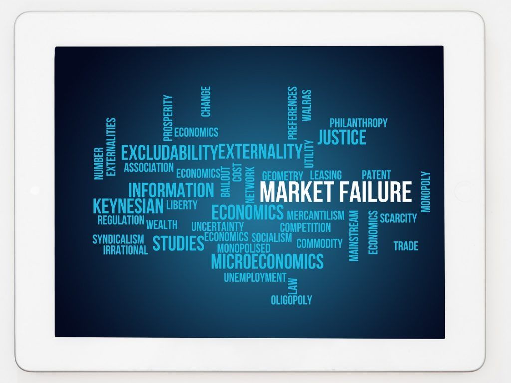 market failure occurs when