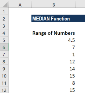 Formula median