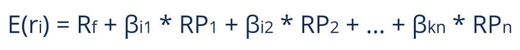Multi-Factor Model - APT Formula