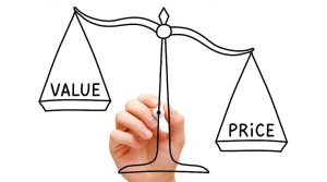 Adjusted Present Value - Image of Value-Price Scale