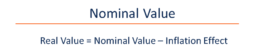 Nominal Value vs. Real Value