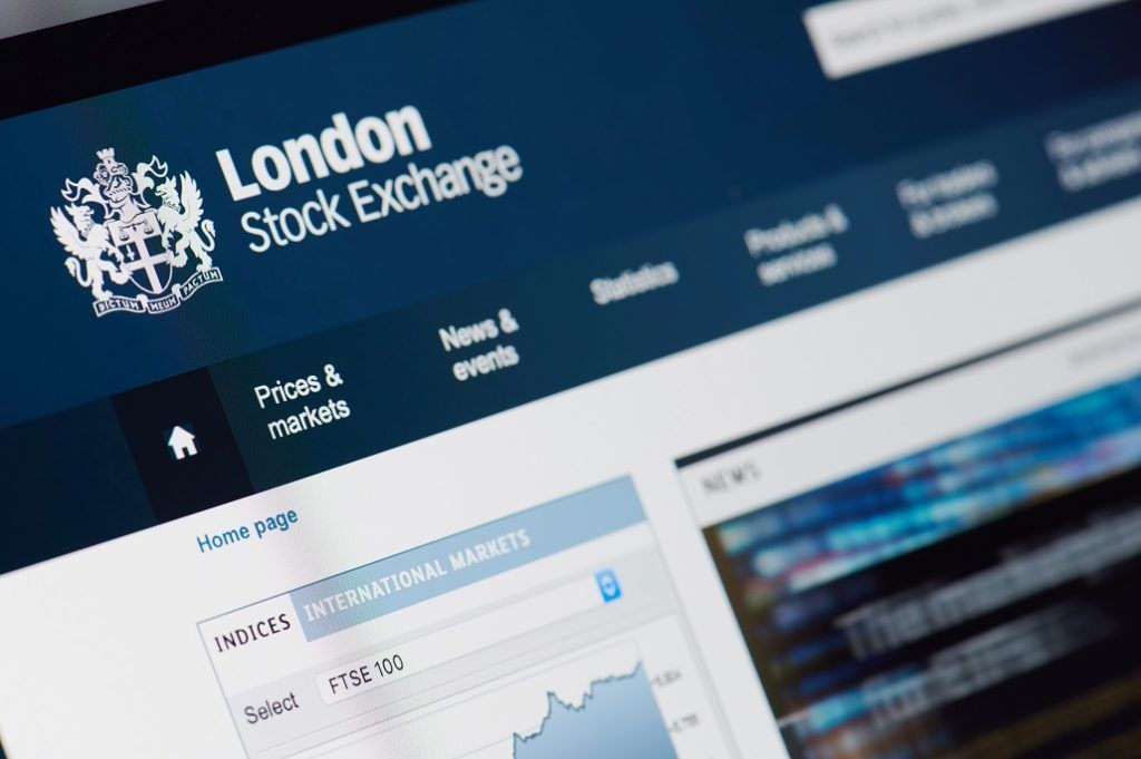 Exchange editor. London stock Exchange. Finance LSE.