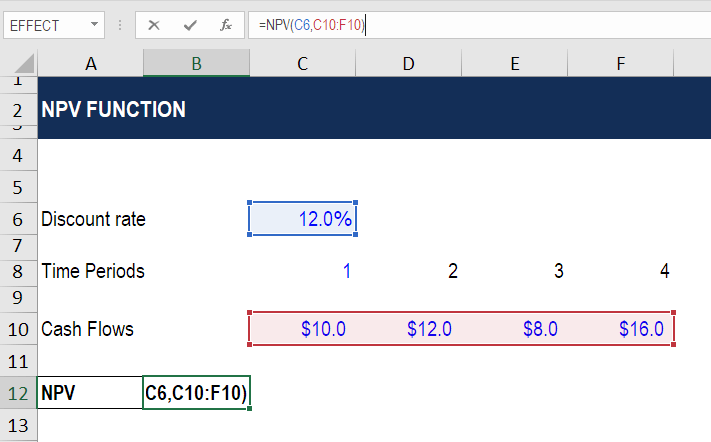  Npv Excel