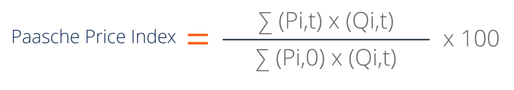 Paasche Price Index Formula