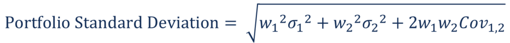 Portfolio Standard Deviation Formula