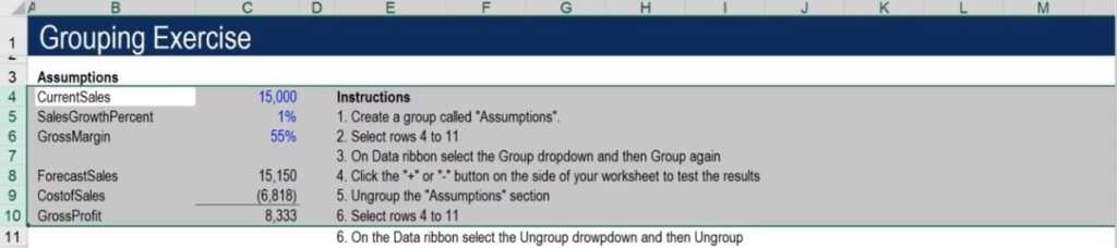 Grouping Data - Example 1