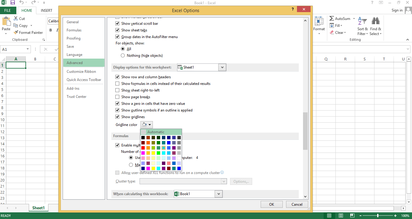 gridlines in excel overview how to remove change color sheets trendline numbers on graph