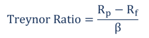 Treynor Ratio - Formula