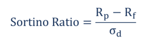 Sortino Ratio - Formula