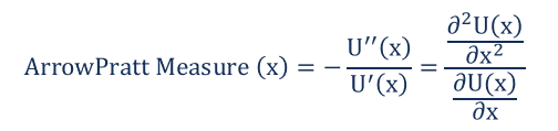 Arrow-Pratt Formula