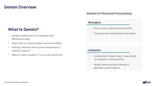 Sales Forecasting with AI - Gemini Overview