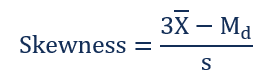 Person Median Skewness - Formula