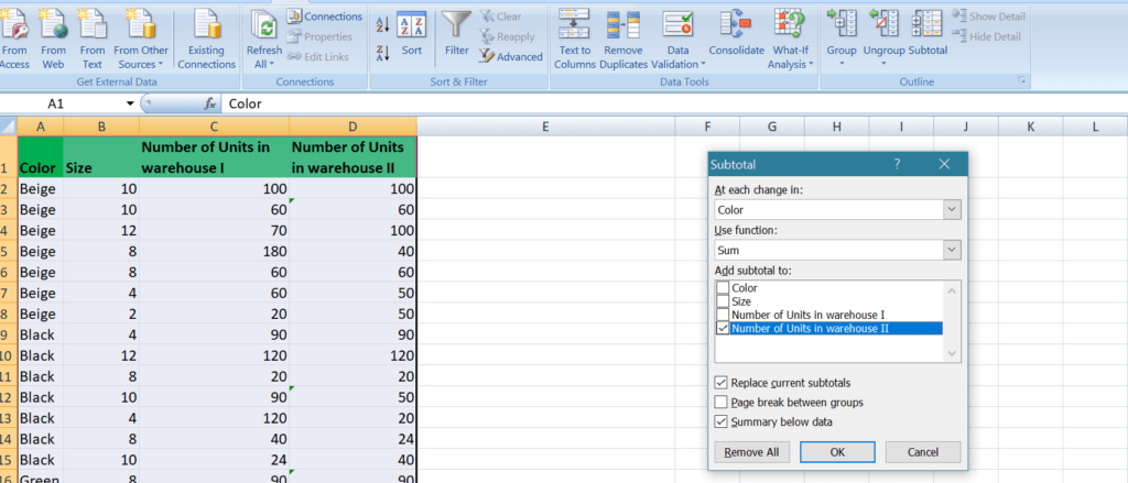 SUBTOTAL Function in Excel - Formula, Tips, How to Use