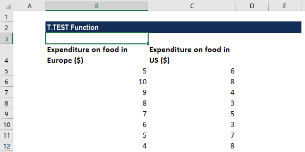 t test excel for mac