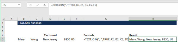 TEXTJOIN Function - Examples, How to Join Text in Excel