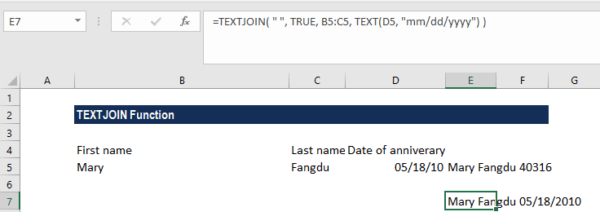 TEXTJOIN Function - Examples, How to Join Text in Excel