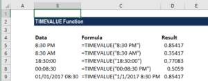 TIMEVALUE Function - Convert Text to Time Value in Excel