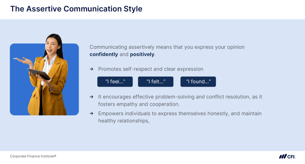 Types of Communication Styles - Assertive Communication Style