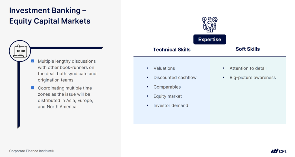 Types of Financial Analysts - Investment Banking - Equity Capital Markets
