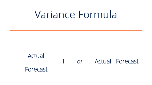 Variance Formula - Calculate, Free Templates, Types