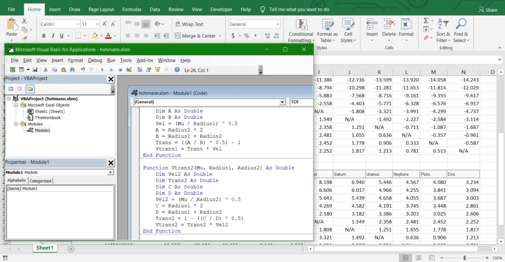 get visual basic for excel