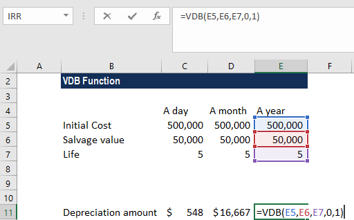 VDB Function - Example 1d