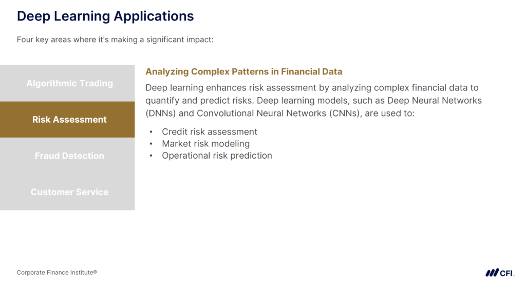 Deep Learning Applications - Risk Assessment