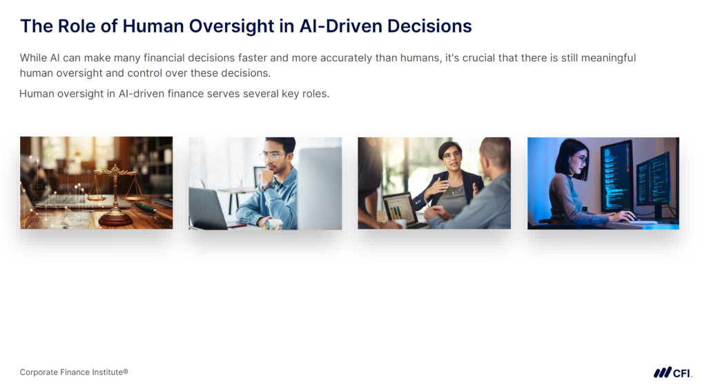 Explainable AI in Finance - The Role of Human Oversight in AI-Driven Decisions