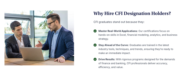 Why Hire CFI Designation Holders?